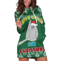 Cat Keep It Classy Christmas Hoodie Dress Xmas Holiday Patterns - Wonder Print Shop