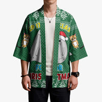 Cat Keep It Classy Christmas Kimono Xmas Holiday Patterns - Wonder Print Shop