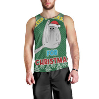 Cat Keep It Classy Christmas Men Tank Top Xmas Holiday Patterns - Wonder Print Shop