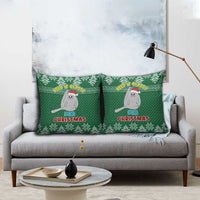 Cat Keep It Classy Christmas Pillow Cover Xmas Holiday Patterns - Wonder Print Shop