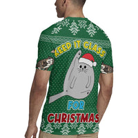 Cat Keep It Classy Christmas Rugby Jersey Xmas Holiday Patterns - Wonder Print Shop