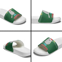 Cat Keep It Classy Christmas Slide Sandals Xmas Holiday Patterns - Wonder Print Shop