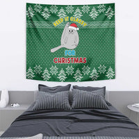 Cat Keep It Classy Christmas Tapestry Xmas Holiday Patterns - Wonder Print Shop