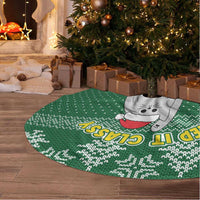 Cat Keep It Classy Christmas Tree Skirt Xmas Holiday Patterns - Wonder Print Shop