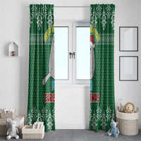 Cat Keep It Classy Christmas Window Curtain Xmas Holiday Patterns - Wonder Print Shop