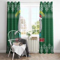 Cat Keep It Classy Christmas Window Curtain Xmas Holiday Patterns - Wonder Print Shop