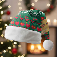 Cat Meowy Christmas Santa Hat Xmas Holiday Patterns - Wonder Print Shop