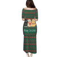 Cat Meowy Christmas Puletasi Xmas Holiday Patterns - Wonder Print Shop