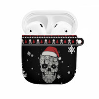 Cat Skull Santa Christmas AirPods Case Xmas Holiday Patterns - Wonder Print Shop