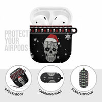 Cat Skull Santa Christmas AirPods Case Xmas Holiday Patterns - Wonder Print Shop