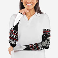 Cat Skull Santa Christmas Arm Sleeves Xmas Holiday Patterns - Wonder Print Shop