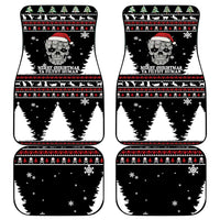 Cat Skull Santa Christmas Car Mats Xmas Holiday Patterns - Wonder Print Shop