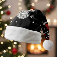 Cat Skull Santa Christmas Santa Hat Xmas Holiday Patterns - Wonder Print Shop