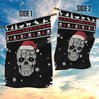 Cat Skull Santa Christmas Garden Flag Xmas Holiday Patterns - Wonder Print Shop