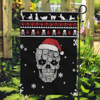 Cat Skull Santa Christmas Garden Flag Xmas Holiday Patterns - Wonder Print Shop