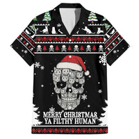 Cat Skull Santa Christmas Hawaiian Shirt Xmas Holiday Patterns - Wonder Print Shop