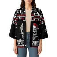 Cat Skull Santa Christmas Kimono Xmas Holiday Patterns - Wonder Print Shop