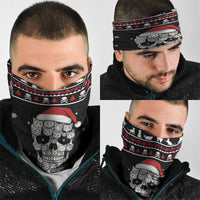 Cat Skull Santa Christmas Neck Gaiter Xmas Holiday Patterns - Wonder Print Shop