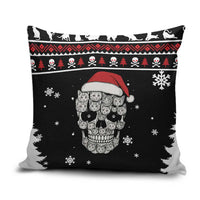 Cat Skull Santa Christmas Pillow Cover Xmas Holiday Patterns - Wonder Print Shop