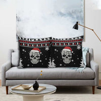 Cat Skull Santa Christmas Pillow Cover Xmas Holiday Patterns - Wonder Print Shop