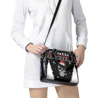Cat Skull Santa Christmas Shoulder Handbag Xmas Holiday Patterns - Wonder Print Shop