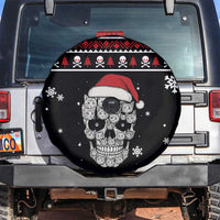 Cat Skull Santa Christmas Spare Tire Cover Xmas Holiday Patterns - Wonder Print Shop