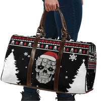 Cat Skull Santa Christmas Travel Bag Xmas Holiday Patterns - Wonder Print Shop