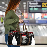 Cat Skull Santa Christmas Travel Bag Xmas Holiday Patterns - Wonder Print Shop