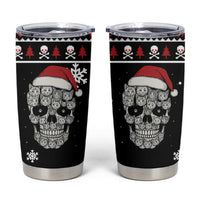 Cat Skull Santa Christmas Tumbler Cup Xmas Holiday Patterns - Wonder Print Shop