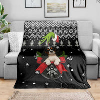 Cavalier King Charles Spaniel Xmas Ball Christmas Blanket Xmas Holiday Patterns - Wonder Print Shop