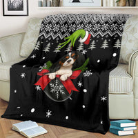 Cavalier King Charles Spaniel Xmas Ball Christmas Blanket Xmas Holiday Patterns - Wonder Print Shop