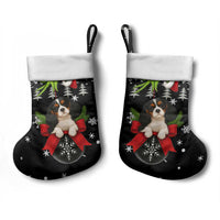 Cavalier King Charles Spaniel Xmas Ball Christmas Stocking Xmas Holiday Patterns - Wonder Print Shop