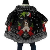 Cavalier King Charles Spaniel Xmas Ball Christmas Cloak Xmas Holiday Patterns - Wonder Print Shop