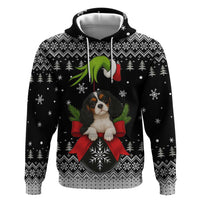 Cavalier King Charles Spaniel Xmas Ball Christmas Hoodie Xmas Holiday Patterns - Wonder Print Shop