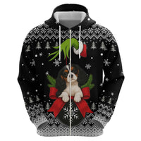 Cavalier King Charles Spaniel Xmas Ball Christmas Hoodie Xmas Holiday Patterns - Wonder Print Shop