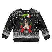 Cavalier King Charles Spaniel Xmas Ball Christmas Kid Ugly Christmas Sweater Xmas Holiday Patterns TS04