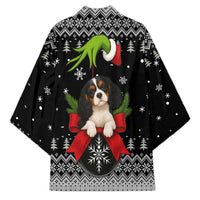 Cavalier King Charles Spaniel Xmas Ball Christmas Kimono Xmas Holiday Patterns - Wonder Print Shop