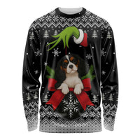 Cavalier King Charles Spaniel Xmas Ball Christmas Long Sleeve Shirt Xmas Holiday Patterns - Wonder Print Shop