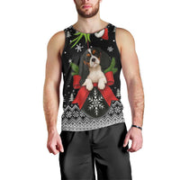Cavalier King Charles Spaniel Xmas Ball Christmas Men Tank Top Xmas Holiday Patterns - Wonder Print Shop