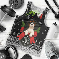 Cavalier King Charles Spaniel Xmas Ball Christmas Men Tank Top Xmas Holiday Patterns - Wonder Print Shop