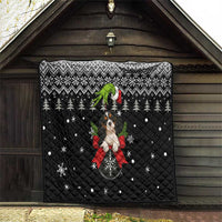 Cavalier King Charles Spaniel Xmas Ball Christmas Quilt Xmas Holiday Patterns - Wonder Print Shop