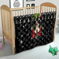 Cavalier King Charles Spaniel Xmas Ball Christmas Quilt Xmas Holiday Patterns - Wonder Print Shop