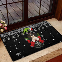 Cavalier King Charles Spaniel Xmas Ball Christmas Rubber Doormat Xmas Holiday Patterns - Wonder Print Shop