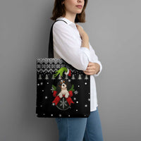 Cavalier King Charles Spaniel Xmas Ball Christmas Tote Bag Xmas Holiday Patterns - Wonder Print Shop