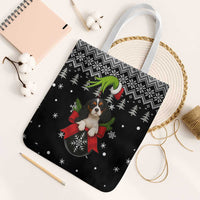 Cavalier King Charles Spaniel Xmas Ball Christmas Tote Bag Xmas Holiday Patterns - Wonder Print Shop