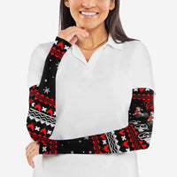 Chicken Farm Christmas Arm Sleeves Xmas Holiday Patterns - Wonder Print Shop