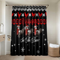 Chicken Farm Christmas Bathroom Set Xmas Holiday Patterns - Wonder Print Shop