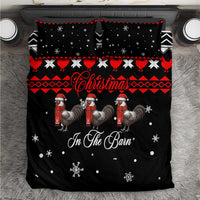 Chicken Farm Christmas Bedding Set Xmas Holiday Patterns - Wonder Print Shop