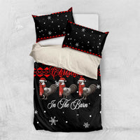 Chicken Farm Christmas Bedding Set Xmas Holiday Patterns - Wonder Print Shop