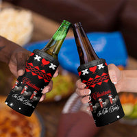 Chicken Farm Christmas 4 in 1 Can Cooler Tumbler Xmas Holiday Patterns - Wonder Print Shop